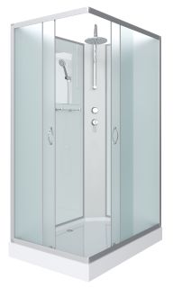 Душевая кабина Niagara NG-43285-14QBKT 120x80см серебро/матовое